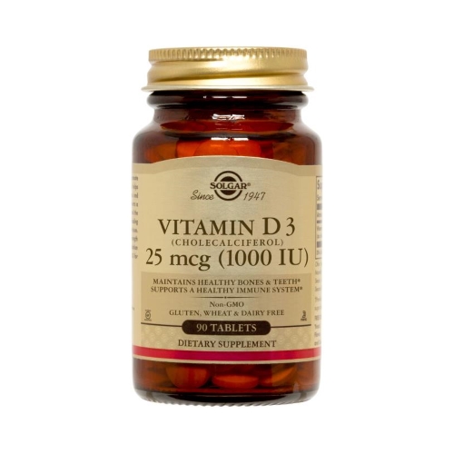 Solgar Vitamin D3 (Cholecalciferol) 25 mcg (1000 IU) 